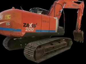 Excavadora Usada Hitachi Zx200 Fabricada en Japón, Excavadora Usada Hitachi con Acoplador Rápido y Bomba Hidráulica Shimadzu - Product Image 4
