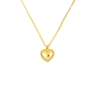ROXI S925 Collar de Plata de Ley con Colgante de Corazón Pequeño para Mujer, 18K - Product Image 1