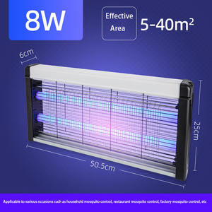 Lampe <span class=keywords><strong>anti</strong></span>-moustiques LED 8W, répulsif <span class=keywords><strong>anti</strong></span>-moustiques ultraviolet pour la maison, silencieux, <span class=keywords><strong>anti</strong></span>-mouches, piège à insectes physique pour la lutte antiparasitaire - Product Image 1