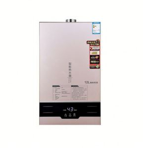 Chauffe-<span class=keywords><strong>eau</strong></span> instantané à <span class=keywords><strong>gaz</strong></span> mural haute performance 12L en acier inoxydable avec échangeur de chaleur en cuivre pour chauffage et <span class=keywords><strong>eau</strong></span> <span class=keywords><strong>chaude</strong></span>, idéal pour camping-car et extérieur - Product Image 2