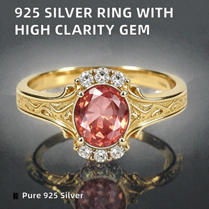 Bague Solitaire Classique en Argent Plaqué Or 18K avec Pierre de Lune Blanche de 5g, Sertie en Bezel, pour Femme - Vente en Gros Shree Jaipur - Product Image 4