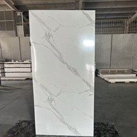 Carrelage mural en marbre UV pour cuisine, panneaux muraux légers de haute qualité, utilisables de manière flexible pour la décoration, panneaux en plastique imitation pierre