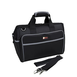 Bolsa de herramientas impermeable con cierre de cremallera, color negro, GJ0014, para electricistas, reparadores, mantenimiento de hardware - Product Image 4