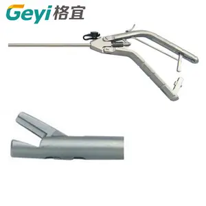 Stainless Steel Gun Shaped Straight Needle Holder Forceps Laparoscopic Surgical Instruments