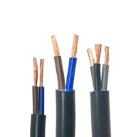 Cable de Alimentación XLPE Impermeable 300V/600V AWM VW-1 2464 RVVP 3C 24AWG 2C 4C 5C 6C 8C 10C 12C 14C 16C 20C Industrial Marino