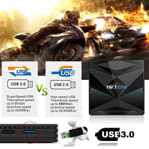 HK1 SUPER Android TV Box 64GB eMMC 4K Amlogic Quad Core WiFi BT para Entretenimiento en el Hogar - Product Image 4