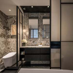 Meuble de salle de bain avec miroir, vasque, plan de travail en contreplaqué, vasque sur pied, pour plan de travail, meuble de salle de bain de haute qualité - Product Image 5