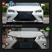 Faro Delantero LED Completo con Proyector 'Ojo de Gato' de 3' y Matriz de 6000K, Plug & Play para Lexus ES 2013-2017, Requiere Modificación de Parachoques 2013-2015