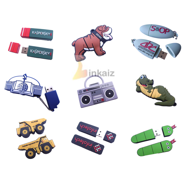 Cheap Custom Pvc Rubber 3D Usb Flash Drive 3.0 32b 128gb 1tb