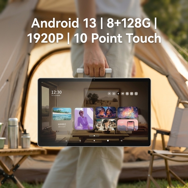 23.8 Inch Portable Tv Touchscreen Battery-Powered Android 13 Google Store Ready New 1-Year Warranty