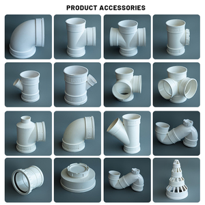 Tuyaux en PVC à haute pression de 16 pouces 30mm 200mm Construction <span class=keywords><strong>flexible</strong></span> Utilisation de l'<span class=keywords><strong>eau</strong></span> d'égout 3 Boîtier en U électrique Meilleur prix pour la construction - Product Image 5