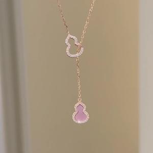 Collar con Colgante Cuadrado de Plata de Ley S925 Wenchi para Mujer, Estilo Fresco, Temperamento Sencillo, Extremadamente Delgado, Elegante Accesorio para Clavícula - Product Image 1