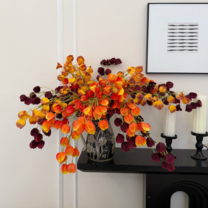 Lanterne artificielle en forme de tonneau, bouquet de fruits, fleurs en soie résistantes à la décoloration, 30cm-100cm, décoration intérieure, décoration de festival - Product Image 2