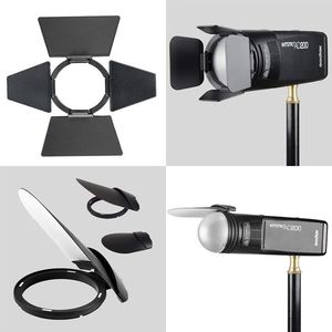 Kit de pièces détachées <span class=keywords><strong>Godox</strong></span> AK R1 pour flash <span class=keywords><strong>Godox</strong></span> AK-R1H200R AD200 pour flash <span class=keywords><strong>Godox</strong></span> <span class=keywords><strong>V1</strong></span> à tête ronde, accessoire de remplacement pour la photographie - Product Image 3