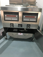 Friteuse à panier profond PFG-600L, vente chaude, CE ISO, camion de restauration