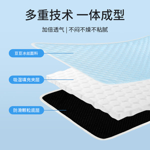 2025 New Style Ice Silk Cooling Mat for Summer Student Dormitories - Washable Ice Silk Cooling Mat - Product Image 2
