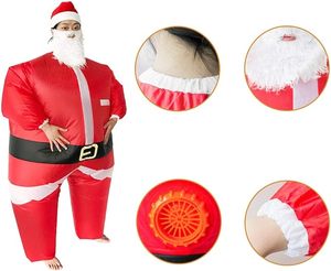 Decoración Navideña Publicitaria Personalizada, Muñeco <span class=keywords><strong>de</strong></span> Nieve Gigante Inflable para Exteriores, <span class=keywords><strong>Disfraz</strong></span> <span class=keywords><strong>de</strong></span> Santa Claus, Traje Divertido para Adultos, Traje Inflable <span class=keywords><strong>de</strong></span> Terylene - Product Image 2