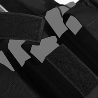 Gilet tactique Molle haute résistance, porte-plaques découpé au laser, système de déconnexion rapide, gilet de protection pour entraînement au combat