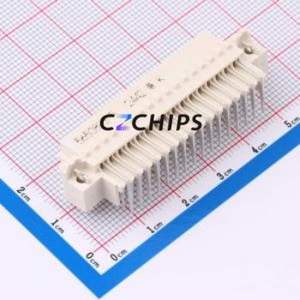 5650893-5 Board-to-Board & Backplane <b>Connector</b> Bent Lead Through Hole,P=2.54mm <b>Connector</b> 2.54mm Right Angle Insert 3 Gold - Product Image 2