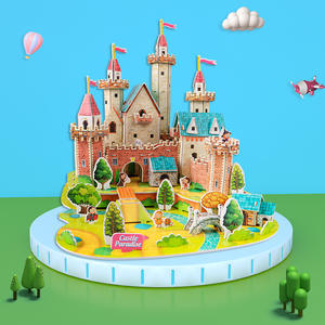 Rompecabezas educativo 3D para niños, juguete de papel, modelo creativo, aprendizaje científico, caja de colores, bloques de construcción, regalo para niños - Product Image 3