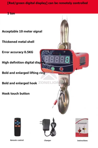 <span class=keywords><strong>Salter</strong></span> de fundición a presión de aluminio profesional 500kg 1000kg Escala de grúa electrónica digital colgante - Product Image 4