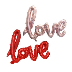 Mini Palloncini in Mylar Dorati e Rossi a Tema Matrimonio, Compleanno, <span class=keywords><strong>San</strong></span> Valentino, Decorazioni per Feste - Product Image 6