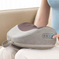 Coussin de massage multifonctionnel Shiatsu pour le cou, le dos, la taille et les épaules, avec pétrissage profond, pour le corps entier