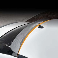 Aileron arrière en ABS noir brillant et motif carbone, adapté aux Mercedes-Benz Classe C W204 C180 C200 2008-2014