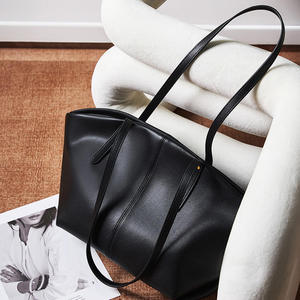 2026 Fashion <b>Large</b> Capacity <b>Handbag</b> <b>Leather</b> Women's Casual Shoulder Bag Closed Polyester Lined Tote Bag - Product Image 1