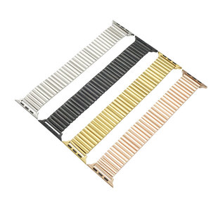 Cinturino per <span class=keywords><strong>orologio</strong></span> ad espansione in metallo elasticizzato in acciaio inossidabile per cinturino Apple Watch <span class=keywords><strong>40</strong></span> 41 44 45 <span class=keywords><strong>Mm</strong></span> per cinturino Iwatch Series 8 7 6 5 - Product Image 4