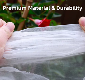 Rete <span class=keywords><strong>Anti</strong></span>-<span class=keywords><strong>Insetti</strong></span> 50 Mesh Trattata UV in PE HDPE per Serre, Protezione di Frutta e Verdura, Controllo Parassiti - Product Image 4