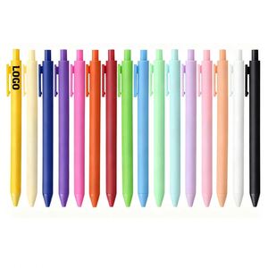 Stylos à bille en plastique bon marché avec revêtement en caoutchouc, personnalisables avec logo OEM, pour cadeaux d'entreprise et papeterie (Ys37) - Product Image 1
