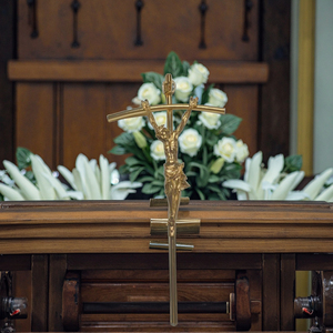 Scultura in Metallo a Forma di Crocifisso Placcata Oro, Incisa e Stampata, Artigianato in Fusione per Decorazioni Natalizie e per Casse Funebri Yu <span class=keywords><strong>Yan</strong></span> - Product Image 5