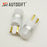 Haute luminosité T10 3528 2SMD LED W5W non polarité voiture dôme lumière dégagement automatique lampe de lecture 12-24V véhicule porte ampoule accessoires