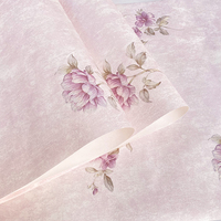 Papier peint 3D pour la décoration de la maison chambre à coucher salon fleurs non-tissé fond de rouleau de papier peint mural