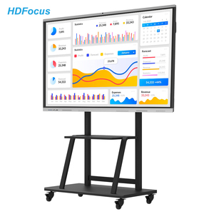 Hệ thống bảng thông minh 75 inch sáng tạo với camera và Micrô tích hợp cho các cuộc họp hội nghị video - Product Image 1