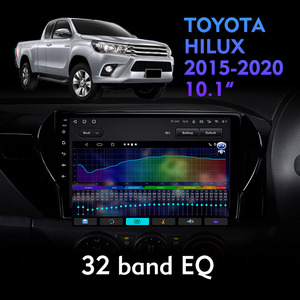 Hikity — autoradio <span class=keywords><strong>Android</strong></span>, lecteur multimédia, stéréo, 2 Din, pour voiture <span class=keywords><strong>TOYOTA</strong></span> HILUX (2015, <span class=keywords><strong>2020</strong></span>, 10.1) - Product Image 6