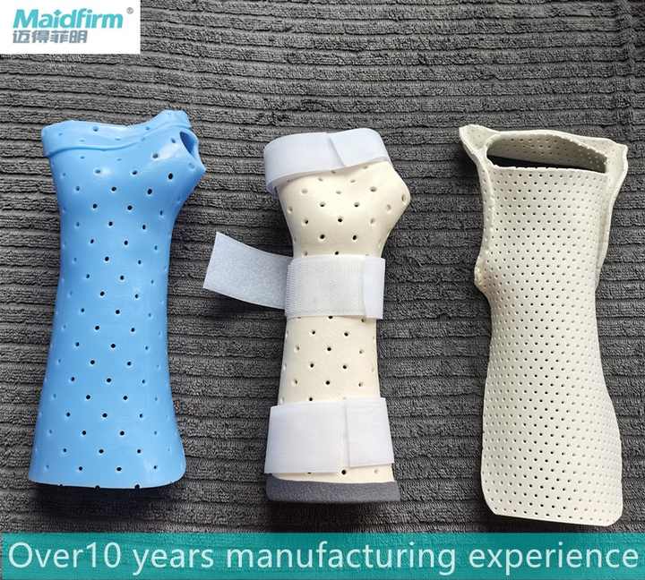 Thermoplastic Hand and Wrist Immobilization Splints for Orthopedic