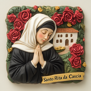 Nuovissimi Magneti per Frigorifero in Resina 3D a Tema Santa <span class=keywords><strong>Rita</strong></span>, Design Personalizzato Stile Lettera, Arte Decorativa per la Casa, Nuovo Modello 2026 - Product Image 5