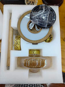 <span class=keywords><strong>Chicha</strong></span> Soucoupe Volante en Bois Massif avec Interrupteur Tactile, Lumière LED Technique, Atmosphère Métallique, Narguilé, en Stock - Product Image 5