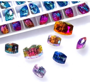 המילניום זכוכית קריסטל באיכות גבוהה rhinestone 3D צבע 13 צבע 12 פנים מוחמא 12 צבעים עבור אמנות ציפורניים רופפים - Product Image 1