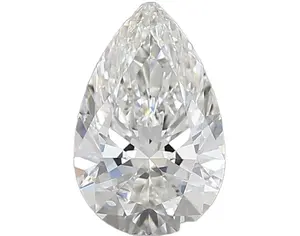 1.51 diamante sciolto coltivato da laboratorio con taglio solitario a pera Ct certificato con chiarezza VS2 è perfetto per realizzare gioielli