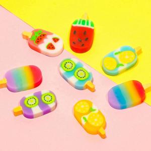 Lot de 4 gommes fantaisie en forme de crème glacée pour l'été, fournitures scolaires Kawaii de haute qualité pour enfants et étudiants - Product Image 6
