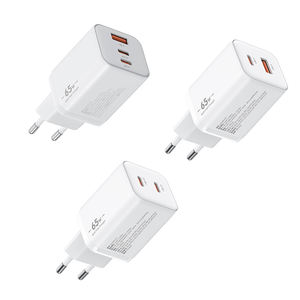 Adaptador de carga rápida multifunción portátil OEM ODM de 65w, cargador de pared tipo 2 AC, cargador USB inteligente para teléfono móvil. - Product Image 2