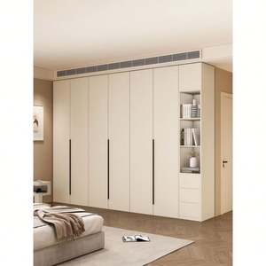 Armoire personnalisée moderne et simple panneau de particules de mélamine armoire armoire de rangement placard chambre armoires - Product Image 2