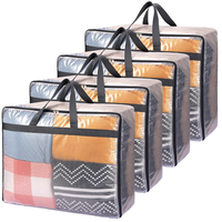 Page d'accueil Organisation Deals Hogar Decor Placard Ropa Organizer Under Bed Storage Containers 4-Pack with Wheels Sheet Clothes Boxes
