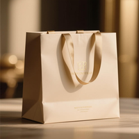 Luxus-Kunst papiertüten für Hochzeits geschenk verpackungen mit Ihrem eigenen Logo für den Einzelhandel Shopping Gold Stamp ing Spot UV