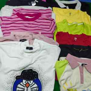 SH05 <span class=keywords><strong>TOP</strong></span> Ropa de Mujer de Segunda Mano, Vestidos de Verano, Faldas, Jeans Ajustados, Camisas, Pantalones Anchos Casuales, Ropa Mixta al por Mayor - Product Image 1