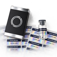 Boîte et étiquette pour flacon de peptides avec pelliculage mat, plateau d'insertion transparent pour flacons de 2 ml, 3 ml, 5 ml, 10 ml, qualité écologique