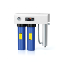 Système de filtration d'eau électrique sans réservoir pour toute la maison avec lampe UV Big Blue, élimination des microplastiques et purification de l'eau de pluie